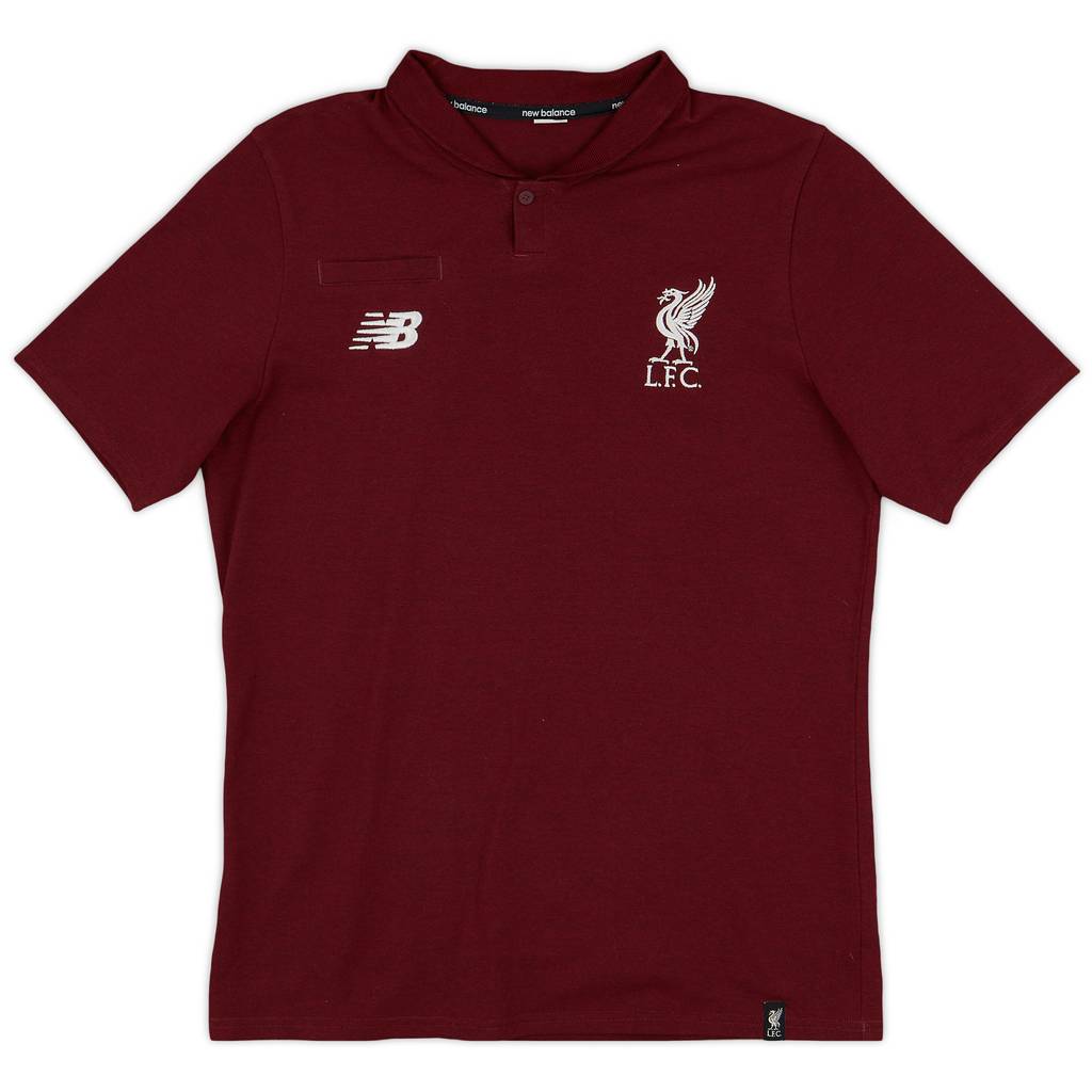 2018-19 Liverpool New Balance Polo Shirt - 10/10 - (S)