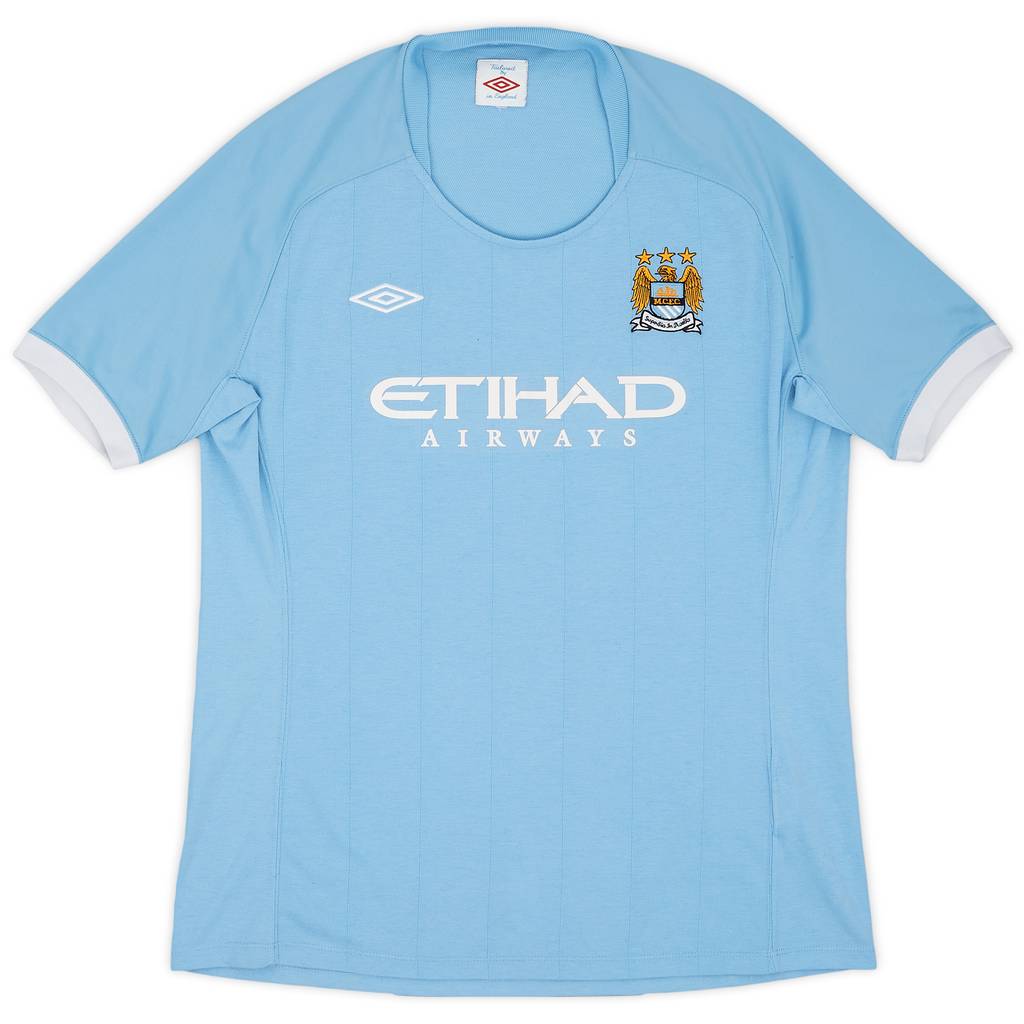 2010-11 Manchester City Home Shirt - 8/10 - (Women's L)