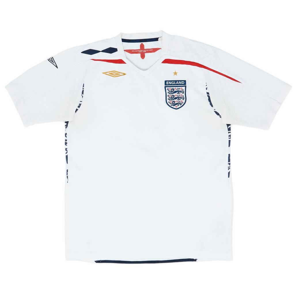 2007-09 England Home Shirt - 6/10 - (L)