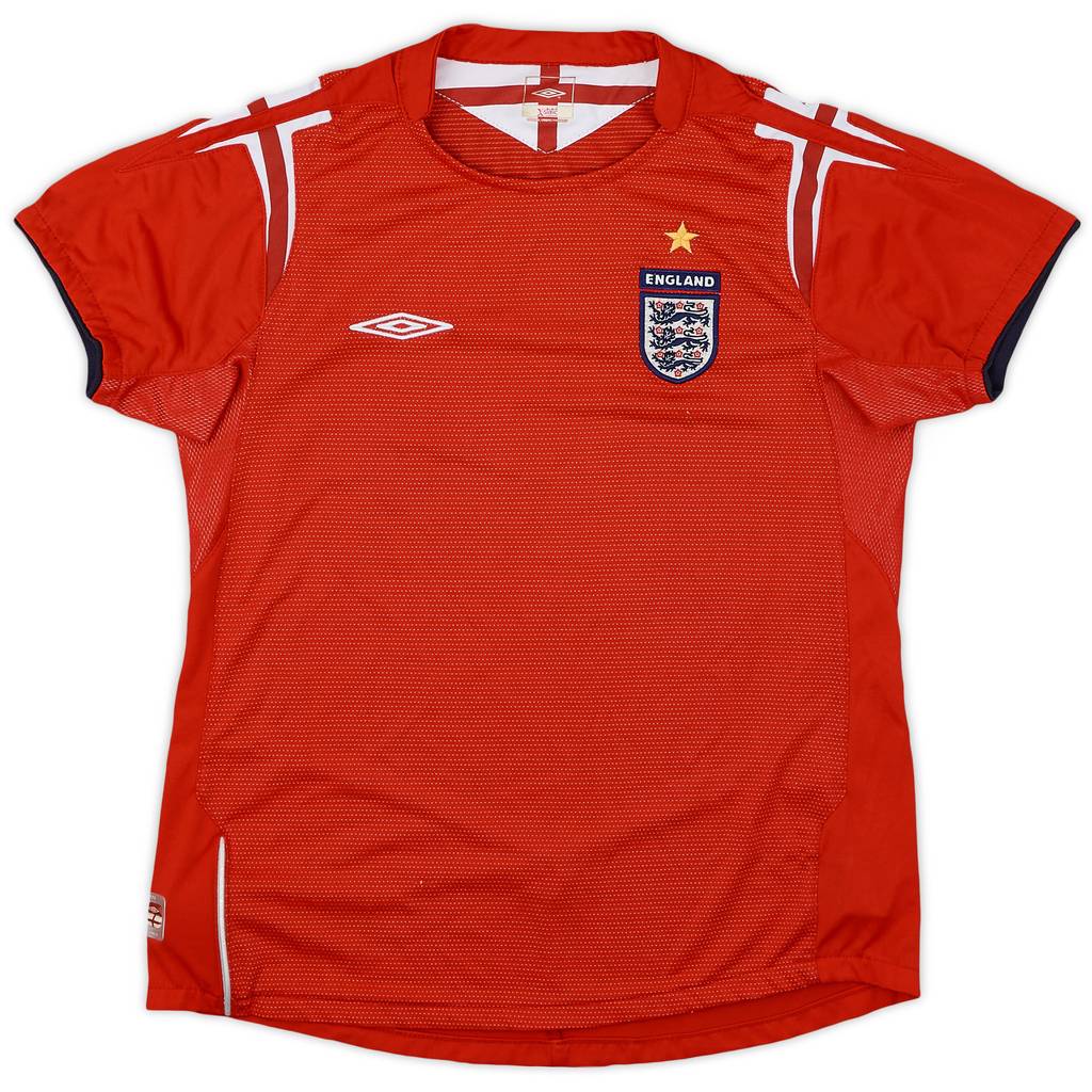 2004-06 England Away Shirt - 9/10 - (Women's S)
