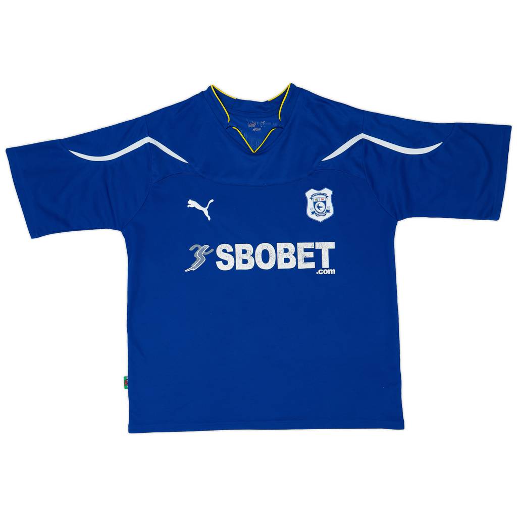 2010-11 Cardiff Home Shirt - 5/10 - (XXL)