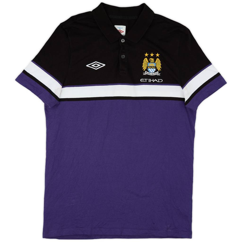 2010-11 Manchester City Umbro Polo Shirt - 9/10 - (L)