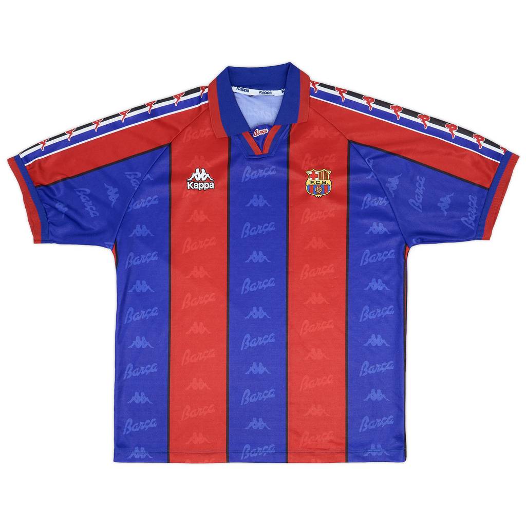 1995-97 Barcelona Home Shirt - 8/10 - (XL)