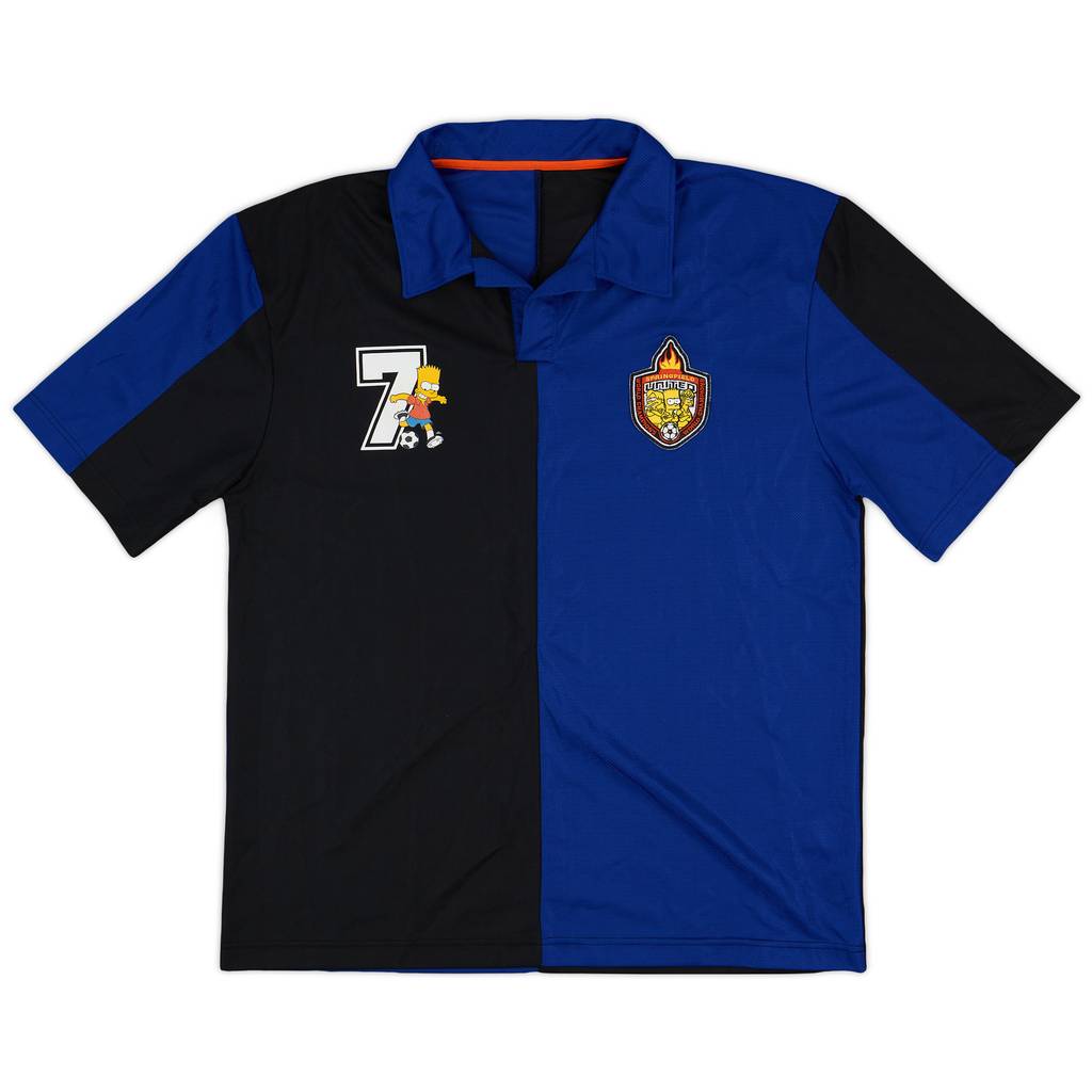 2001 The Simpsons 'Springfield United' Marks & Spencer Leisure Shirt - 10/10 - (L)