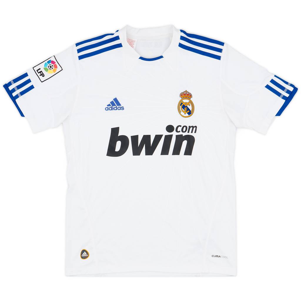 2010-11 Real Madrid Home Shirt - 9/10 - (L.Boys)