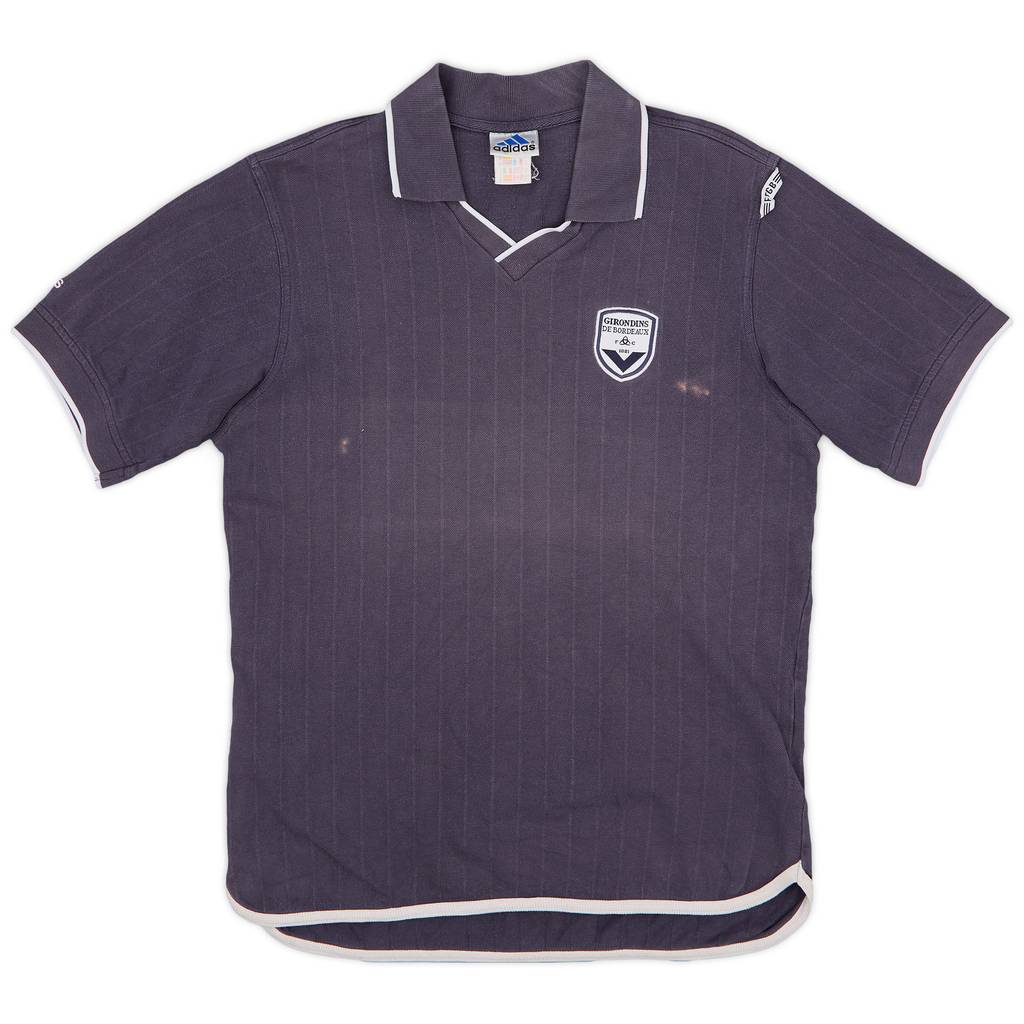 2001-02 Bordeaux adidas Polo Shirt - 4/10 - (S)