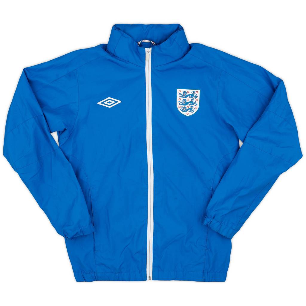 2010-11 England Umbro Hooded Rain Jacket - 8/10 - (S)