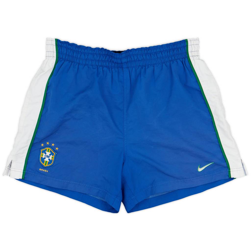 1998-00 Brazil Home Shorts - 6/10 - (L)
