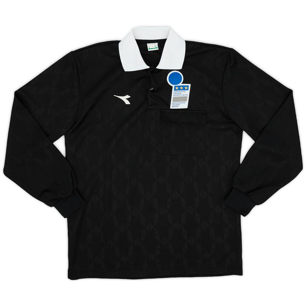 1990s Italy FIGC Diadora Referee Shirt - 8/10 - (L)