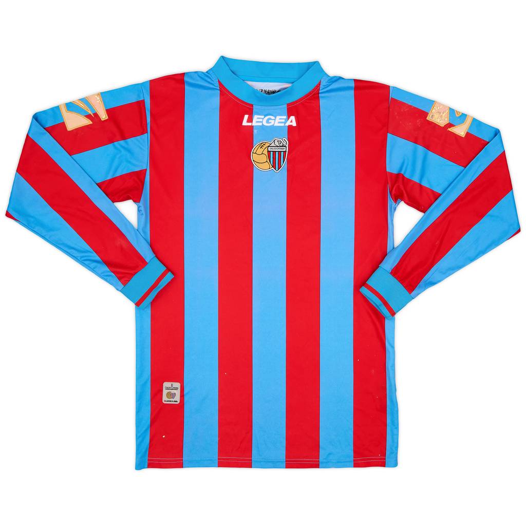 2008-10 Catania Home L/S Shirt - 7/10 - (M)