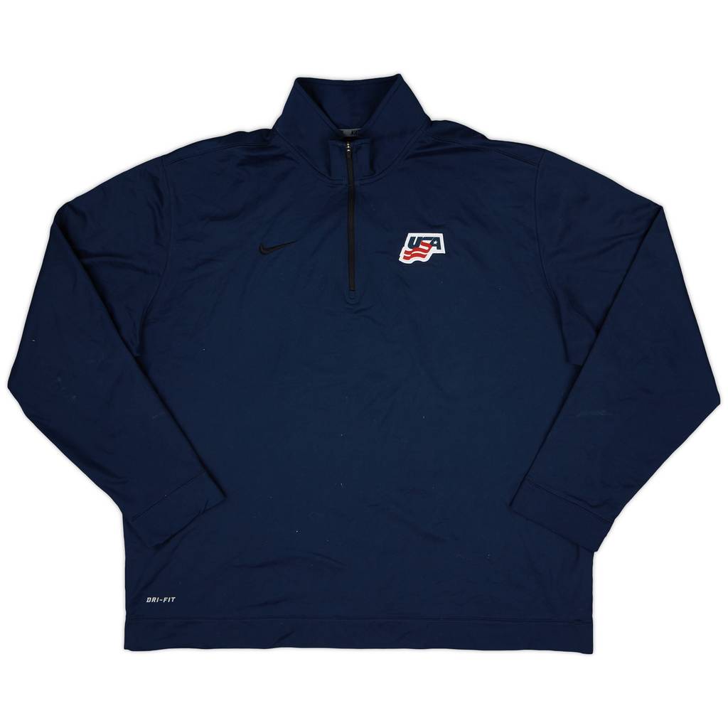 2015-16 USA Hockey Nike Track Jacket - 5/10 - (XXL)