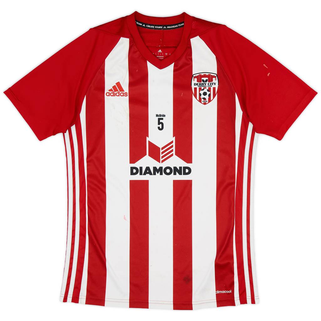 2018-20 Derry City Home Shirt McBride #5 - 4/10 - (S)