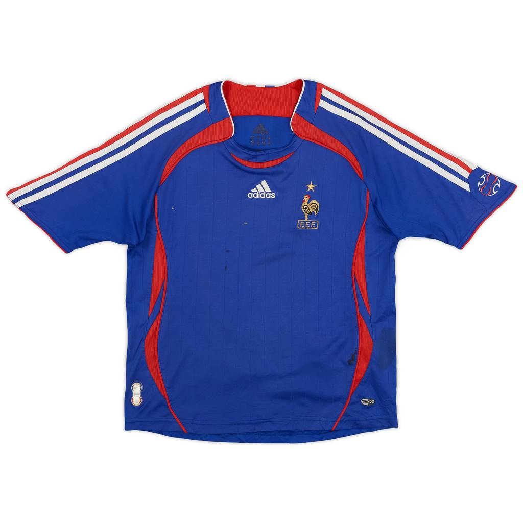 2006-07 France Home Shirt - 6/10 - (7-8 Years)