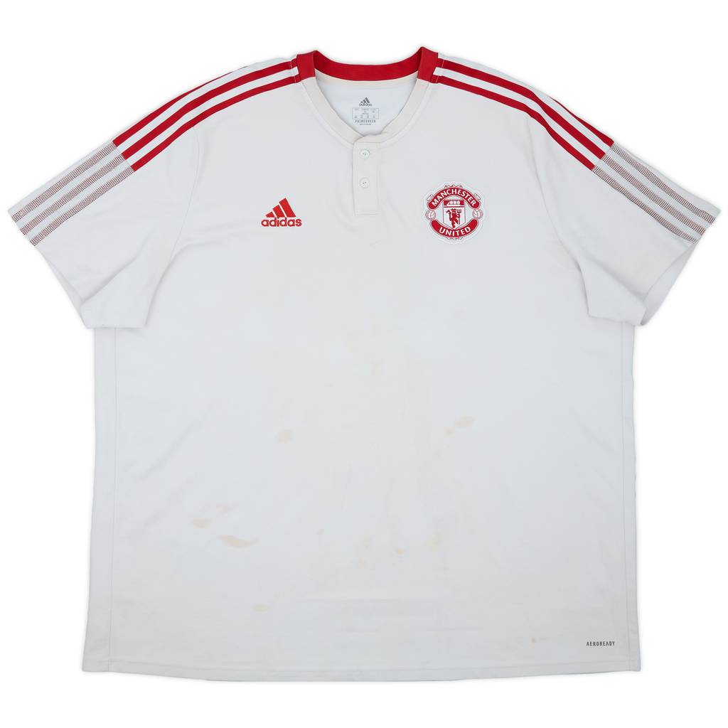 2021-22 Manchester United Polo Shirt - 4/10 - (3XL)