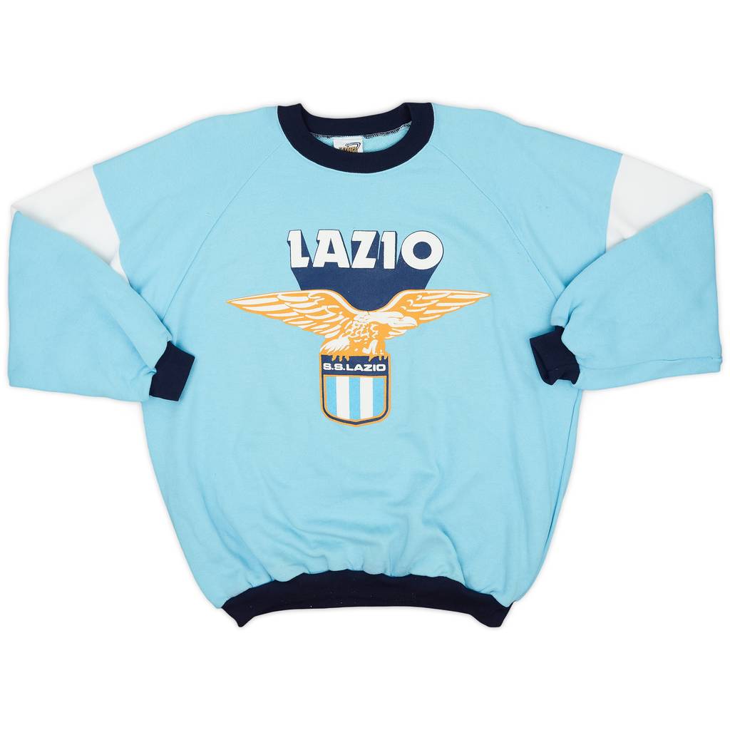 1990-91 Lazio Le Felpe Dei Grandi Club Sweat Top - 7/10 - (L)