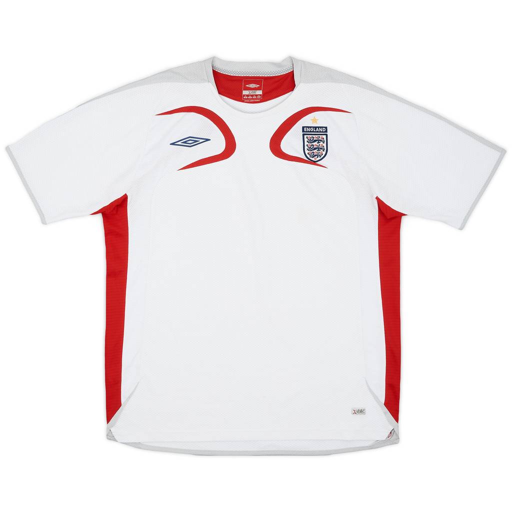 2006-07 England Umbro Training Shirt - 9/10 - (XL)