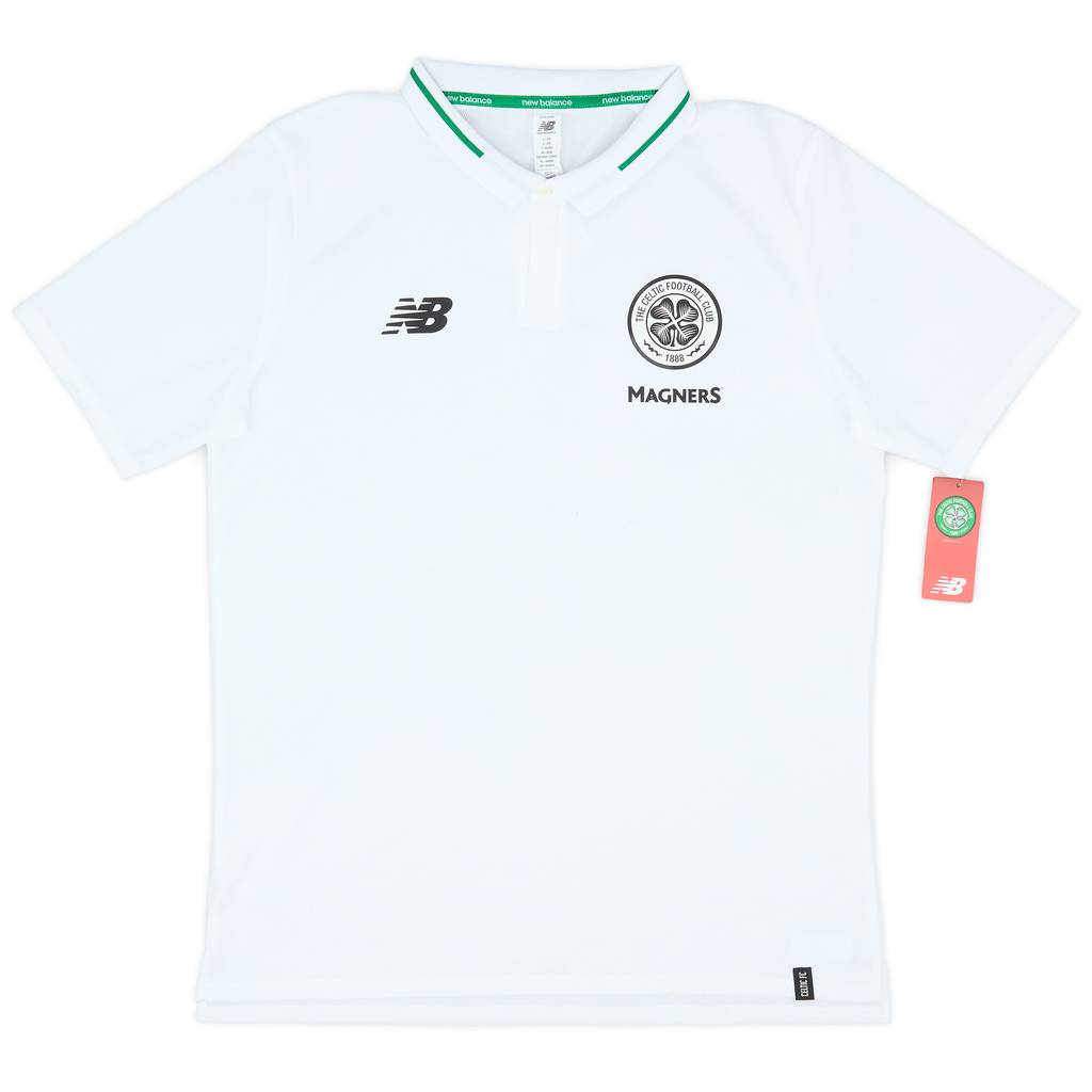2018-19 Celtic New Balance Polo Shirt (L)
