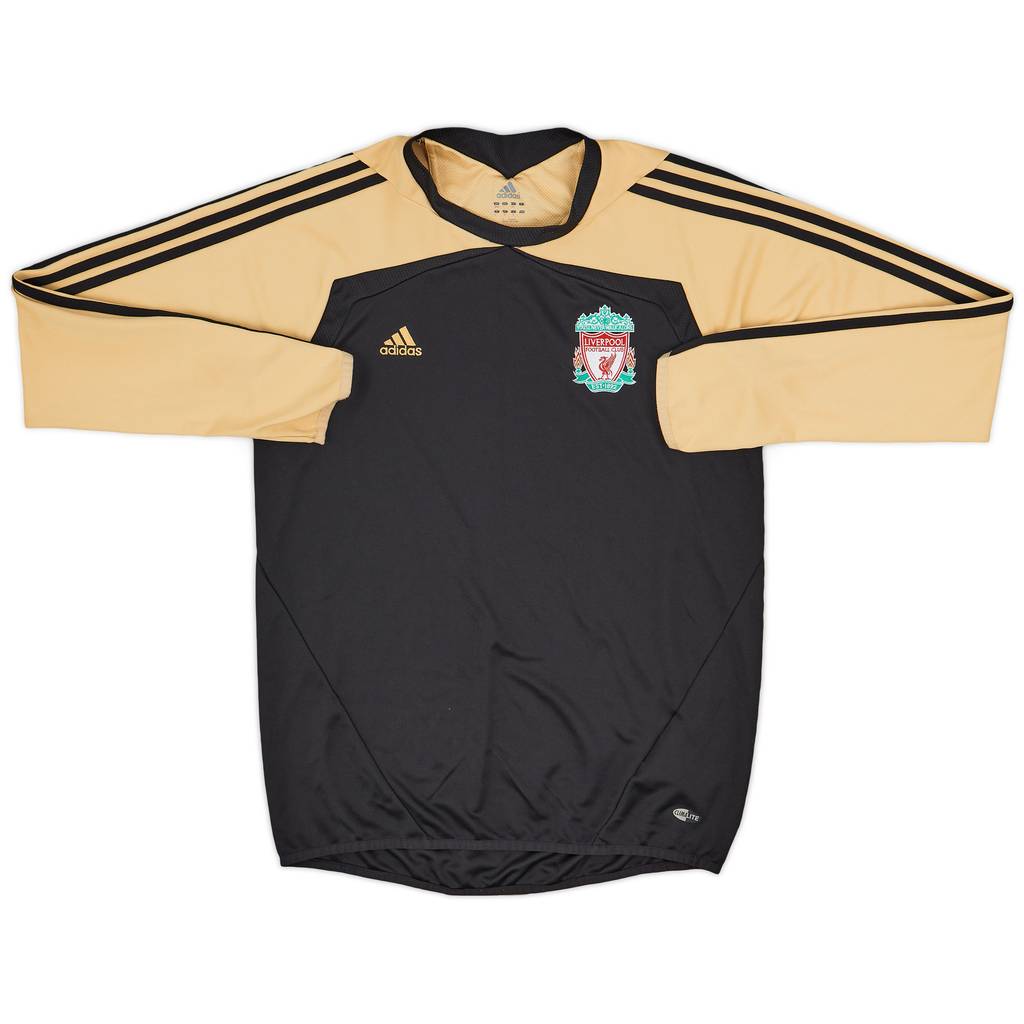 2008-09 Liverpool adidas Drill Top - 8/10 - (M)