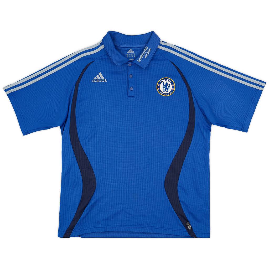 2006-07 Chelsea adidas Polo Shirt - 8/10 - (L)