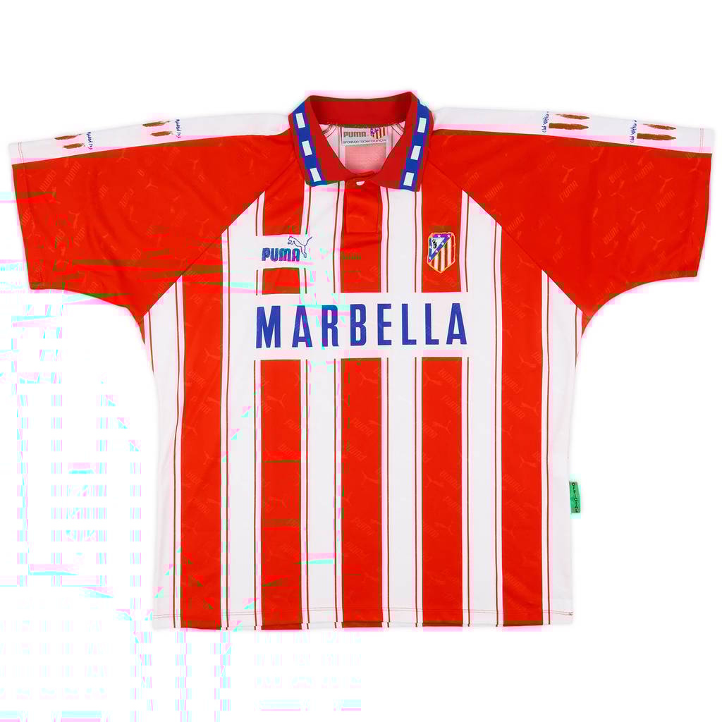1994-95 Atletico Madrid Home Shirt - 8/10 - (XXL)