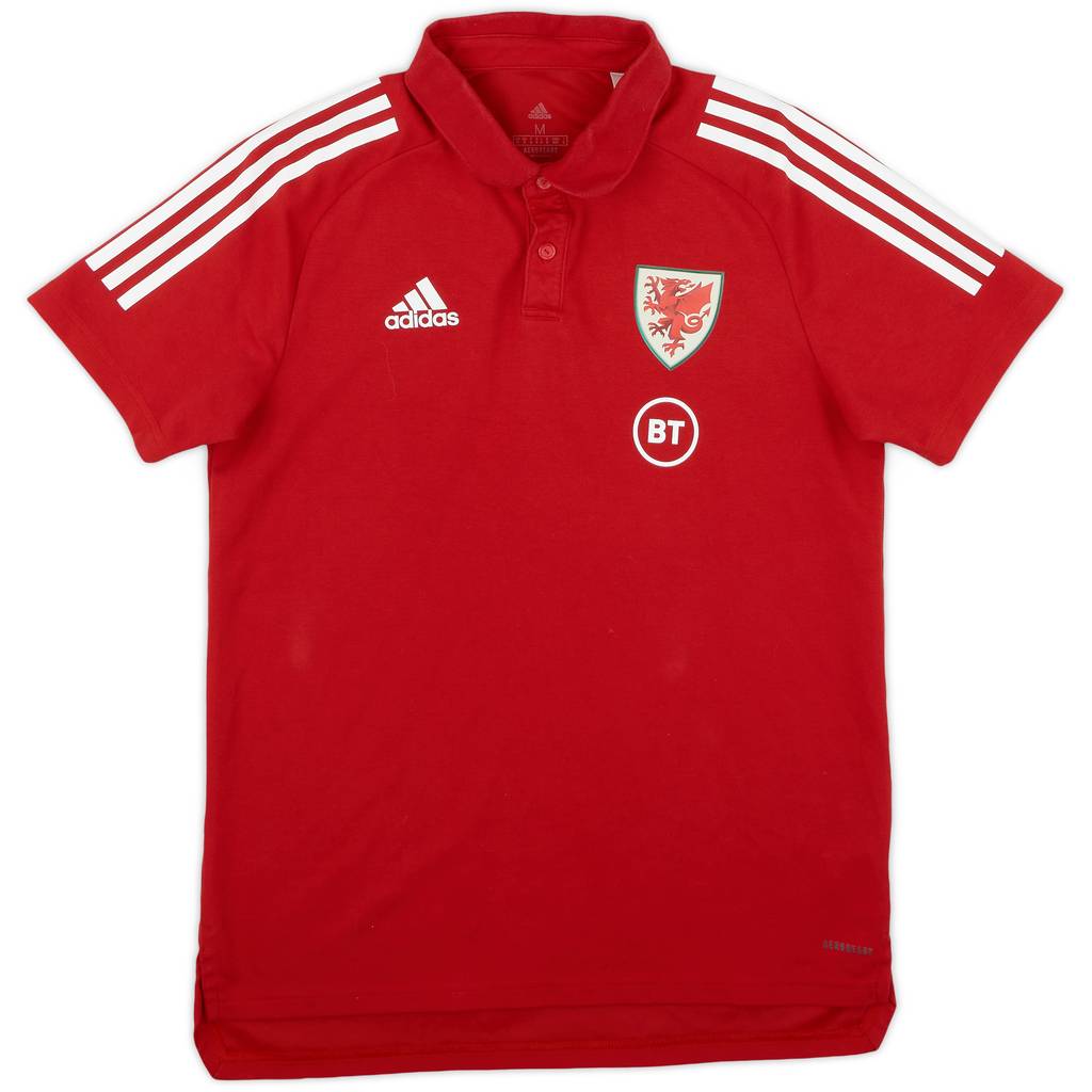 2020-21 Wales adidas Polo Shirt - 9/10 - (M)