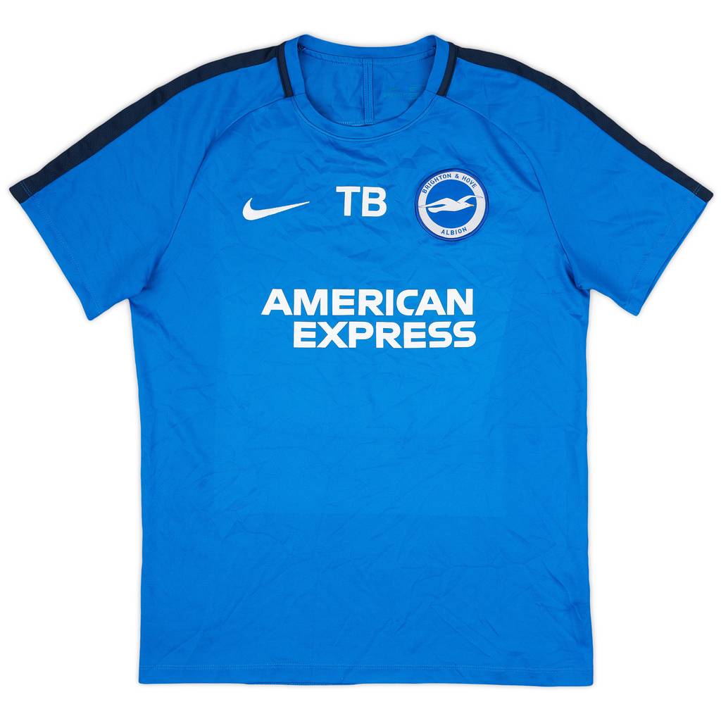 2018-19 Brighton Nike Staff Issue Training Shirt 'TB' - 8/10 - (L)