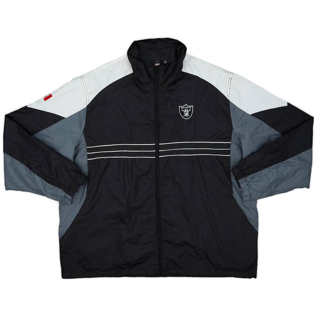 2010 Oakland Raiders NFL Rain Jacket - 9/10 - (XL)
