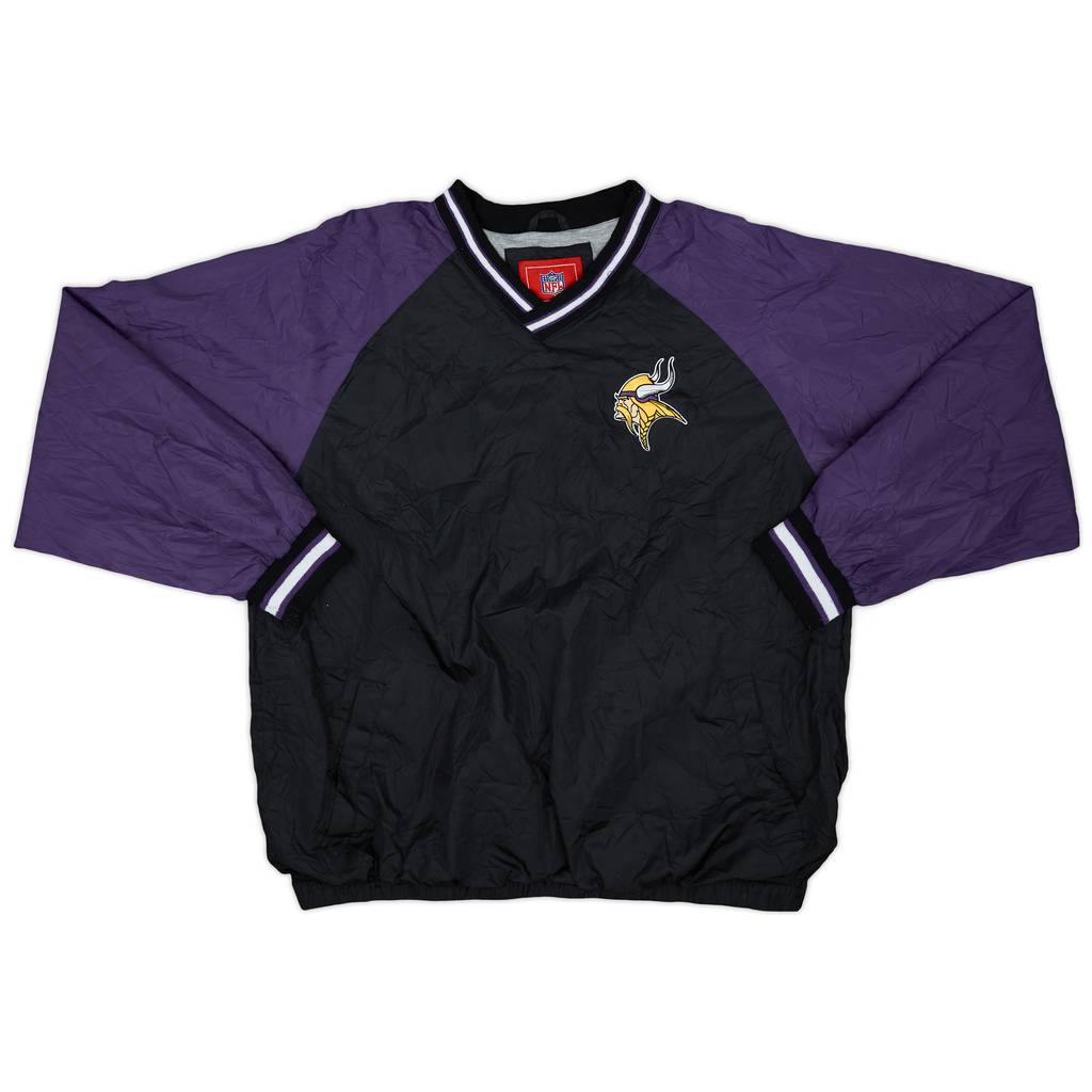 2000s Minnesota Vikings NFL Pullover Windbreaker Jacket - 7/10 - (L)