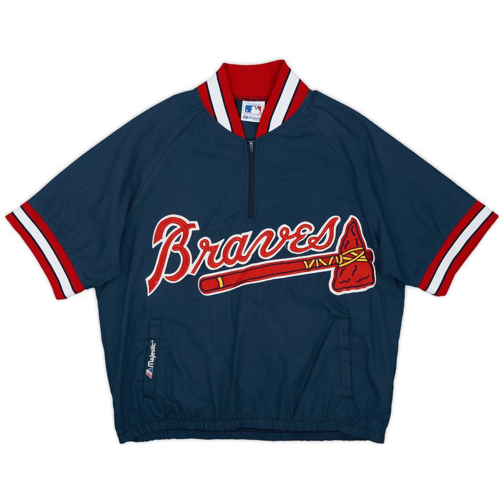 1990s Atlanta Braves Majestic Training Jacket - 8/10 - (M)