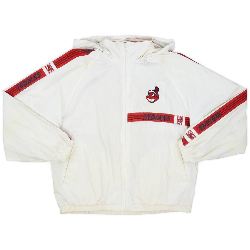 1990s Cleveland Indians Pro Player Windbreaker Jacket - 6/10 - (M)