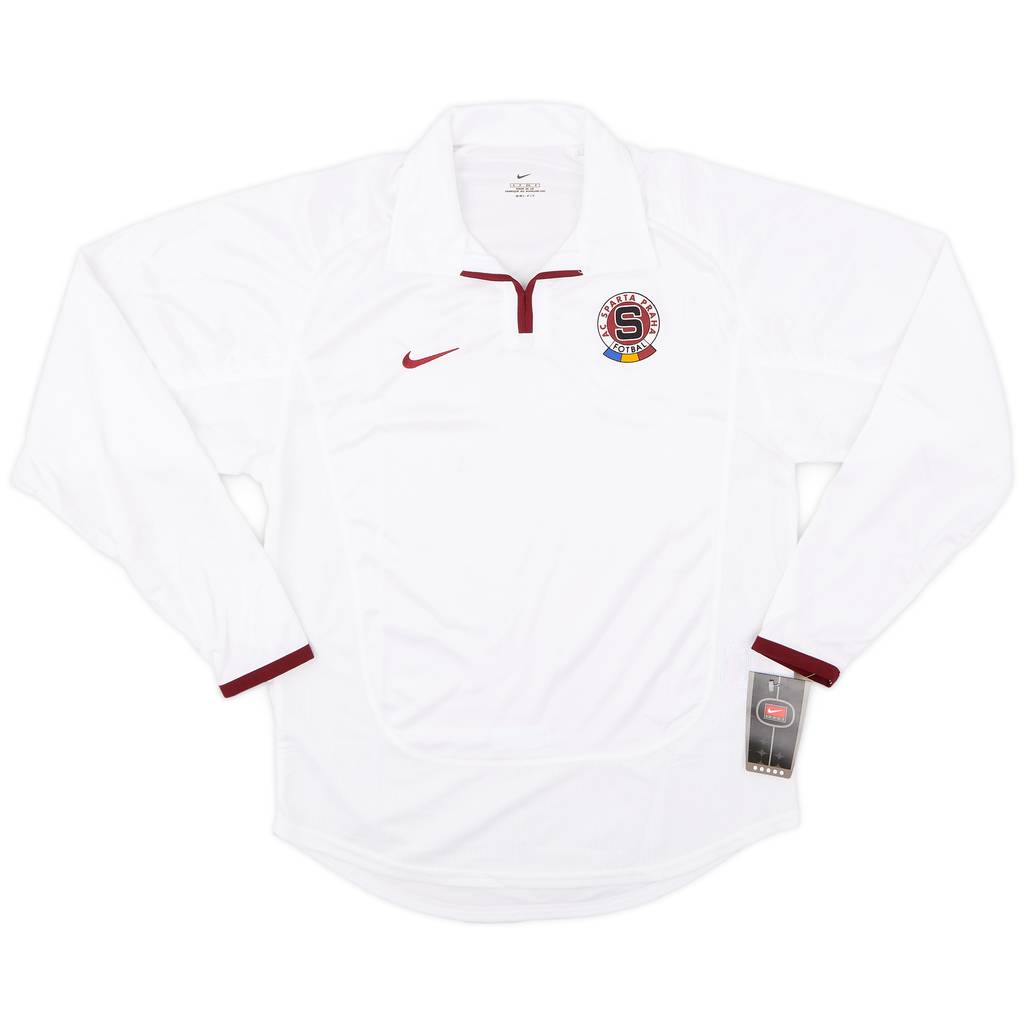 2001-02 Sparta Prague Player Issue Away L/S Shirt (S)