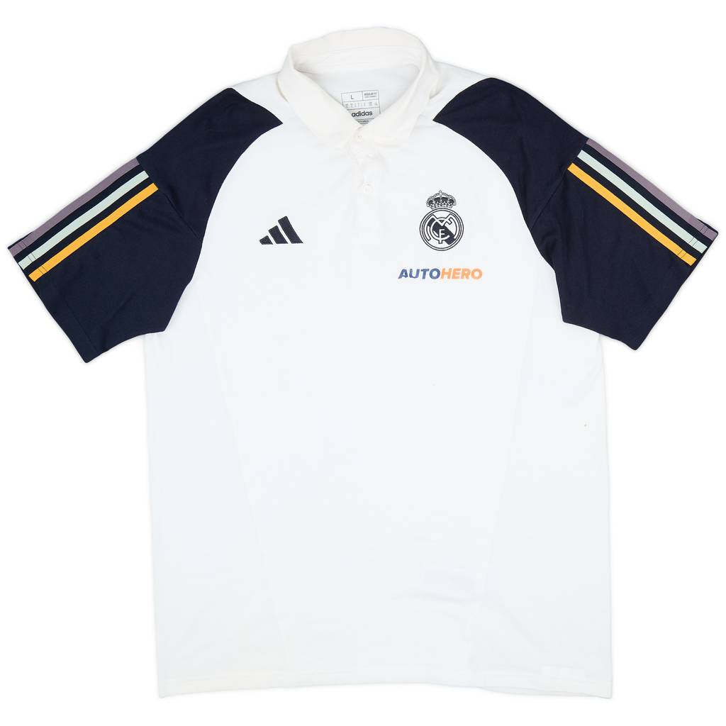 2023-24 Real Madrid Basketball adidas Polo Shirt - 7/10 - (L)