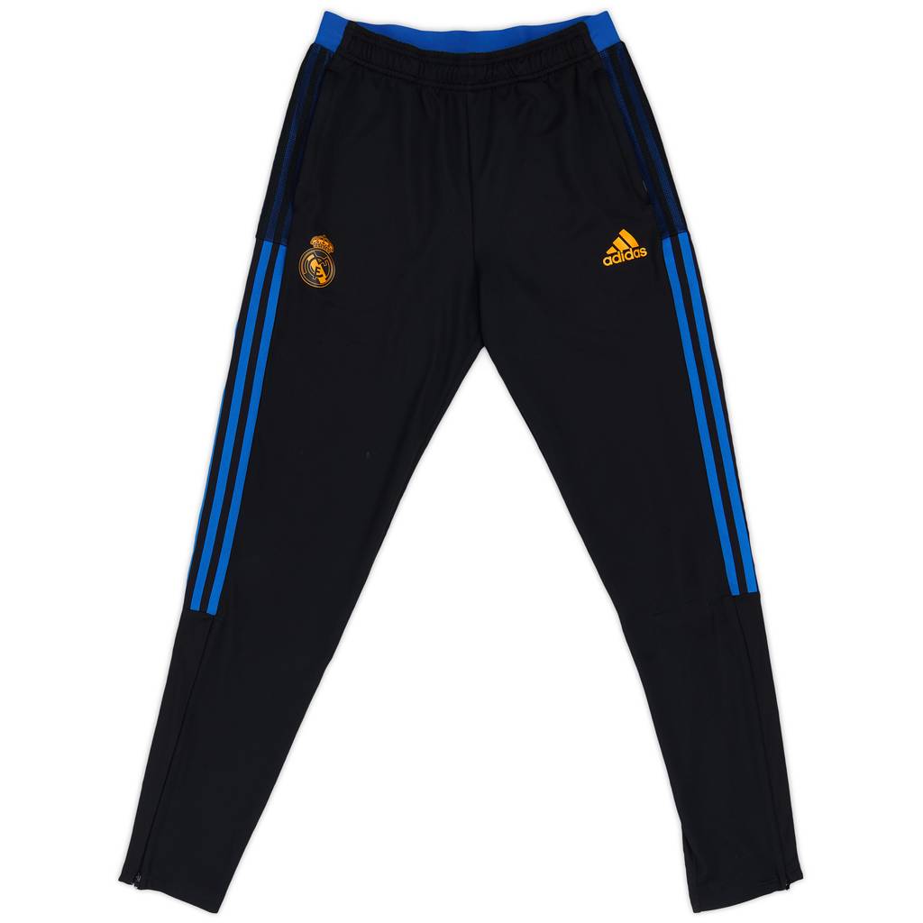 2021-22 Real Madrid adidas Track Pants/Bottoms - 9/10 - (XL.Boys)