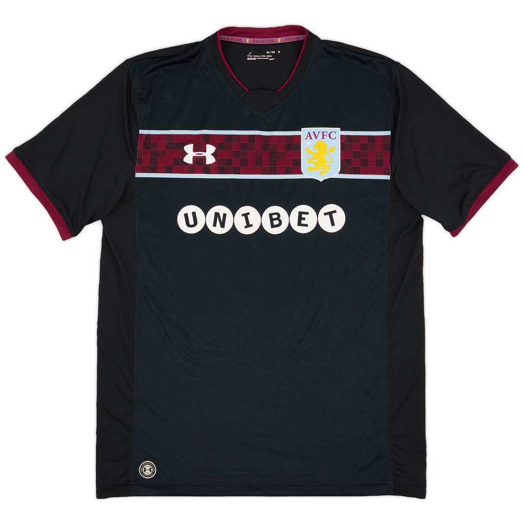 2017-18 Aston Villa Away Shirt - 9/10 - (XL)