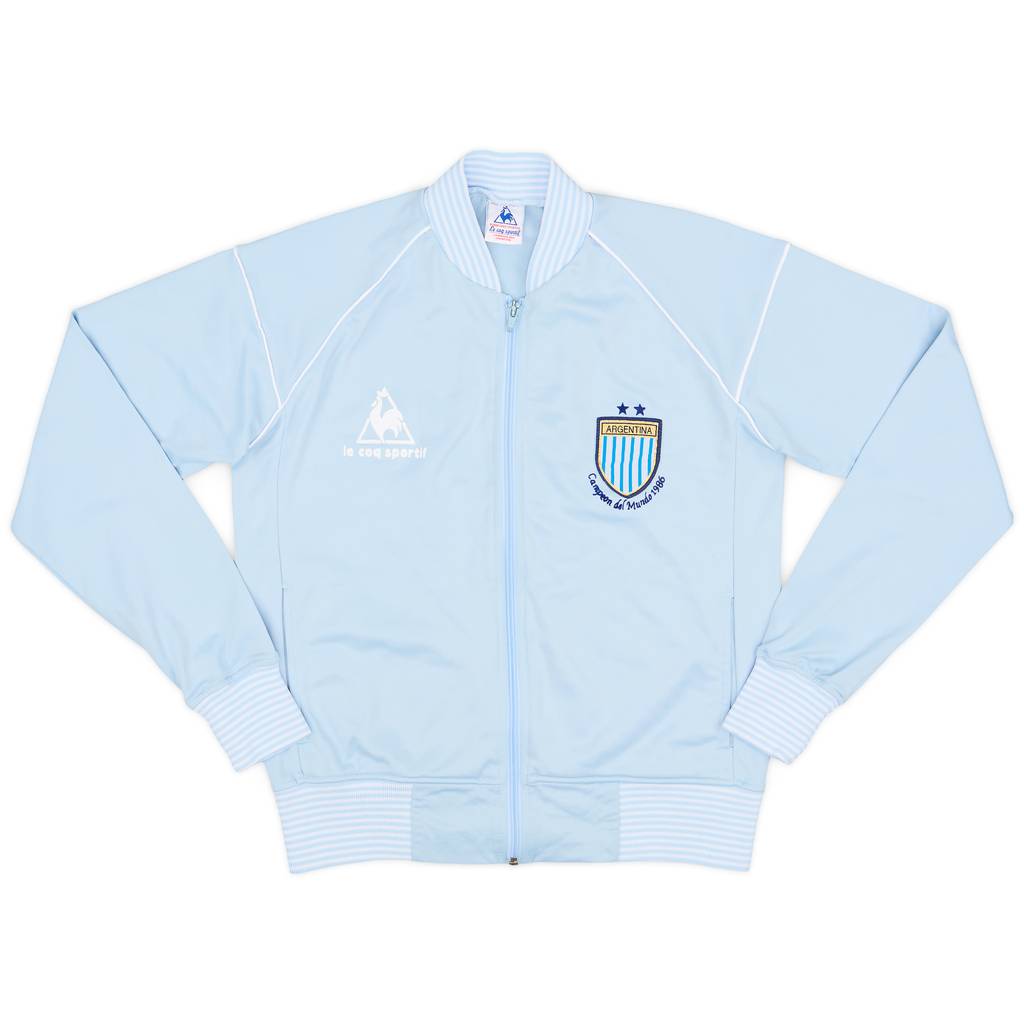 1986-88 Argentina Le Coq Sportif 'Campeon del Mundo' Presentation Jacket - 9/10 - (S)