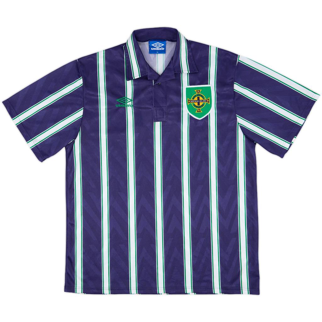 1992-94 Northern Ireland Away Shirt - 8/10 - (XL)