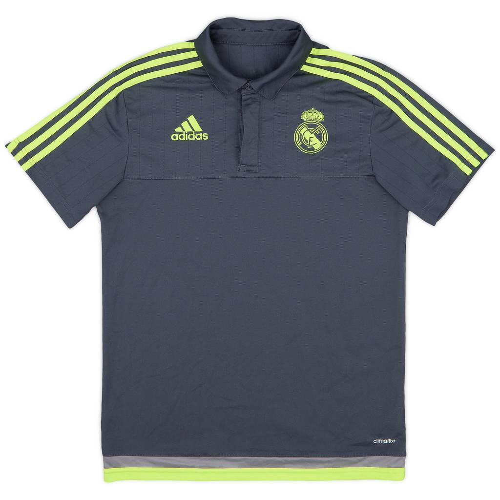 2015-16 Real Madrid adidas Polo Shirt - 9/10 - (S)