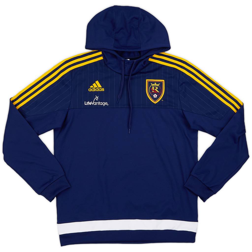 2013 Real Salt Lake adidas Hooded Sweat Top - 9/10 - (M)