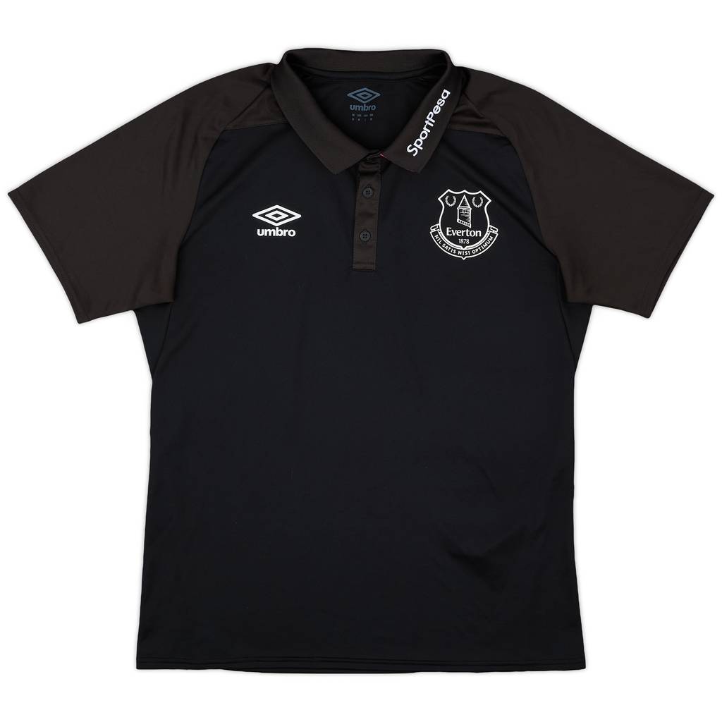 2017-18 Everton Umbro Polo Shirt - 9/10 - (M)