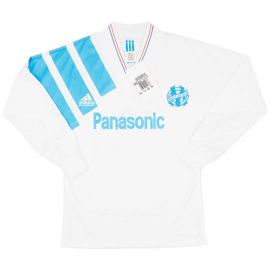 1991-92 Olympique Marseille Home L/S Shirt (XS)