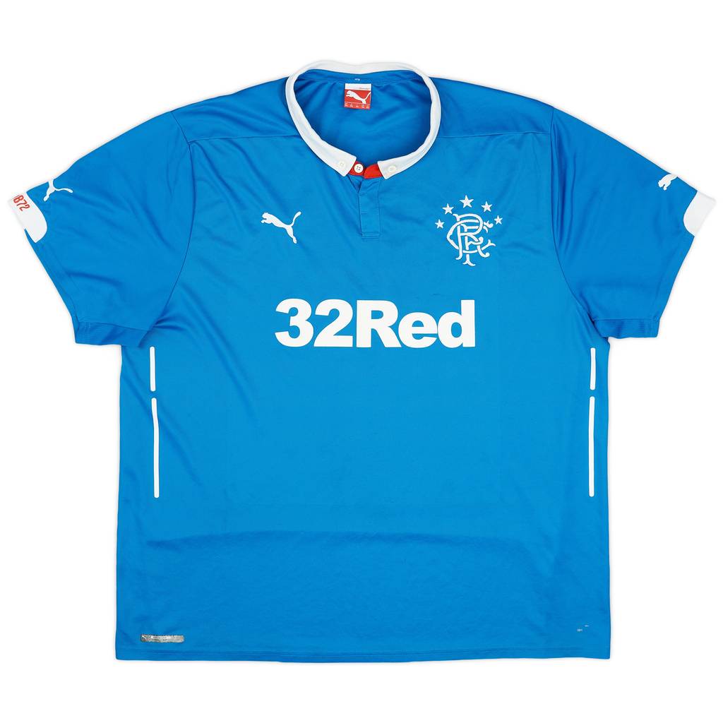2014-15 Rangers Home Shirt - 8/10 - (3XL)