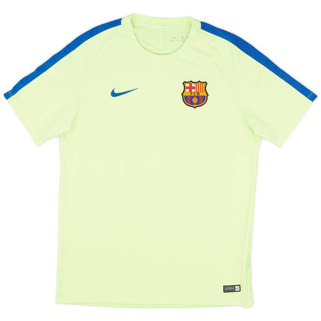 2017-18 Barcelona Nike Training Shirt - 9/10 - (L)