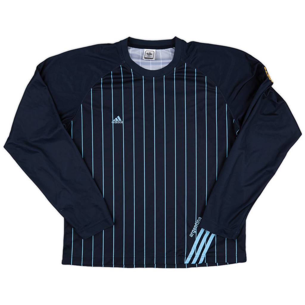 2006-07 Argentina adidas World Cup Training L/S Shirt - 10/10 - (L)
