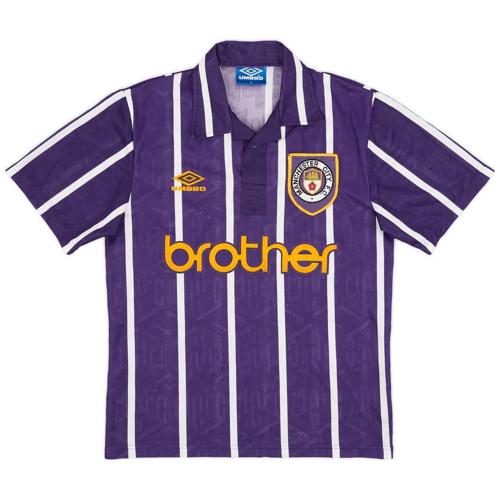 1993-94 Manchester City Away Shirt - 8/10 - (S)