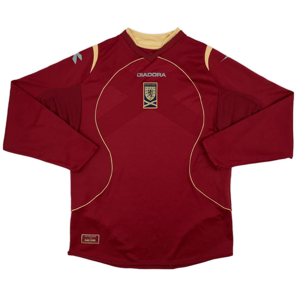 2007-08 Scotland Third L/S Shirt - 8/10 - (L)