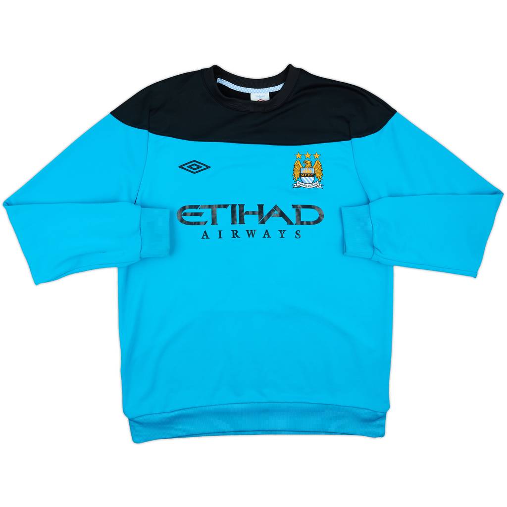 2010-11 Manchester City Umbro Sweat Top - 7/10 - (XL)