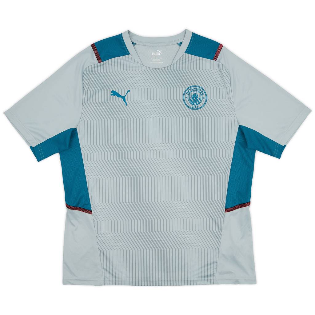 2021-22 Manchester City Puma Training Shirt - 8/10 - (XL)