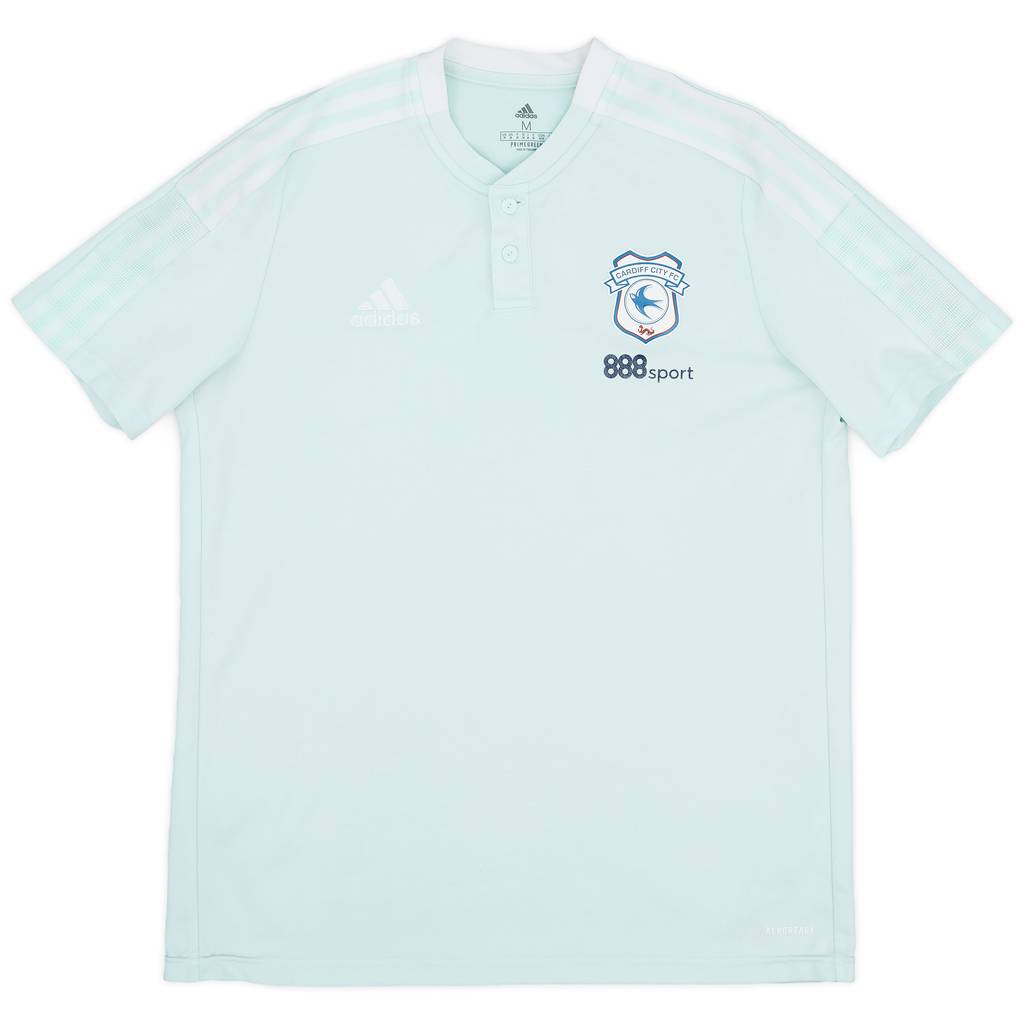 2021-22 Cardiff City adidas Polo Shirt - 8/10 - (M)