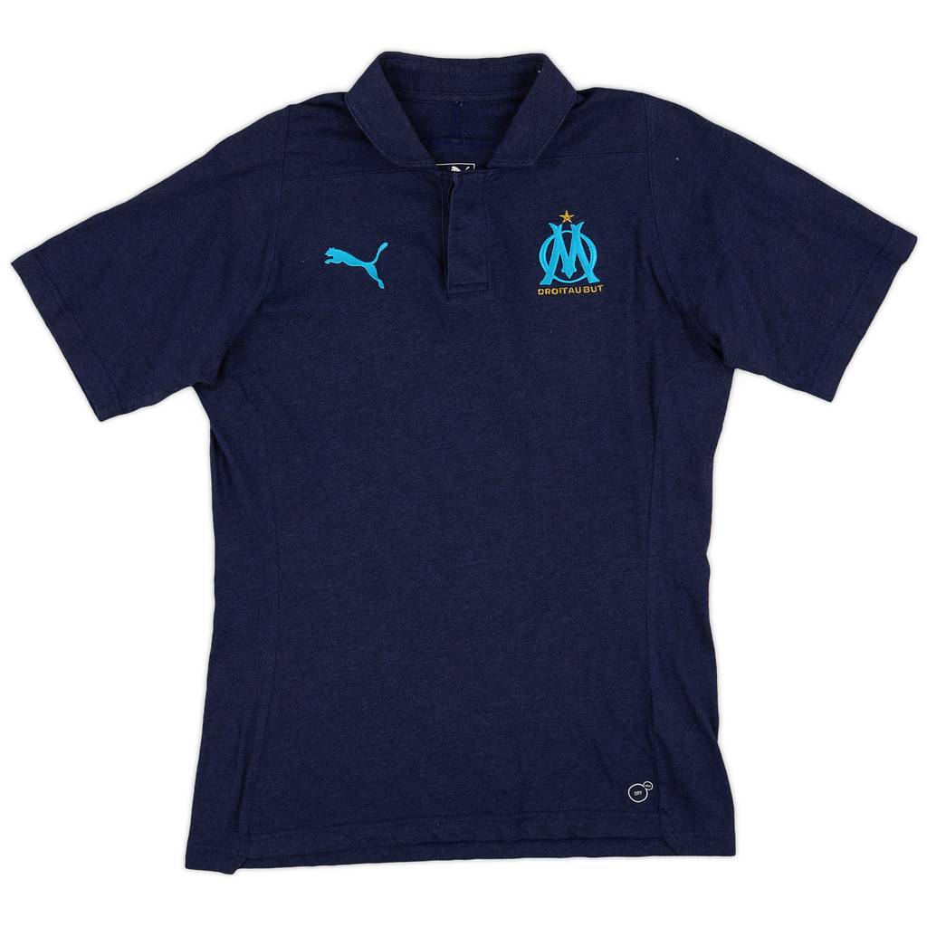 2018-19 Olympique Marseille Puma Polo Shirt - 9/10 - (M)