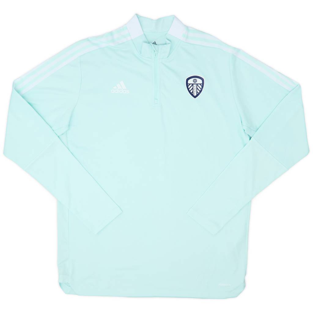 2022-23 Leeds adidas 1/4 Zip Training Top - 9/10 - (XL)